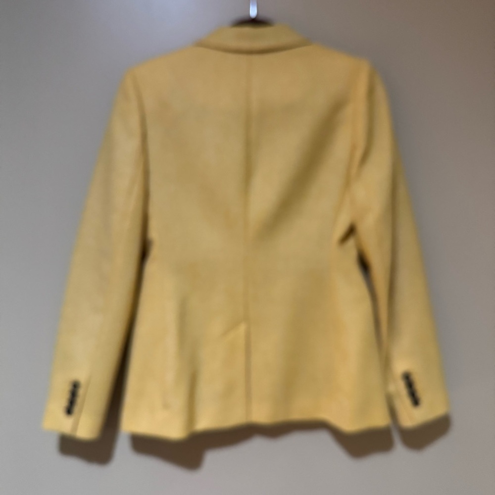 Boden Yellow Herringbone Women's Blazer Jacket - Picture 9 of 11